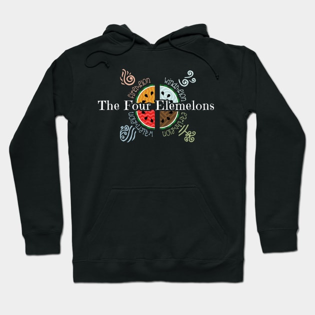 The Four Elemelons Hoodie by mercenary